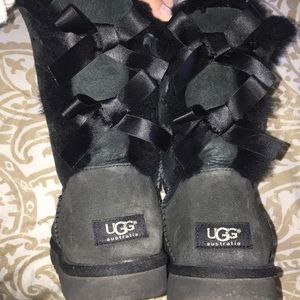 Black Bow UGG Boots